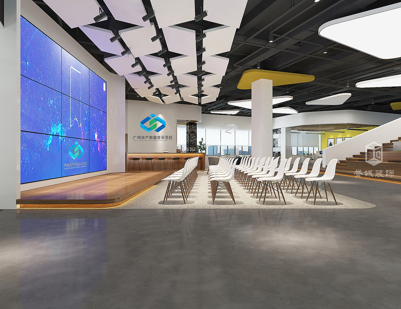 办公室设计(承接室内施工图效果图制作)