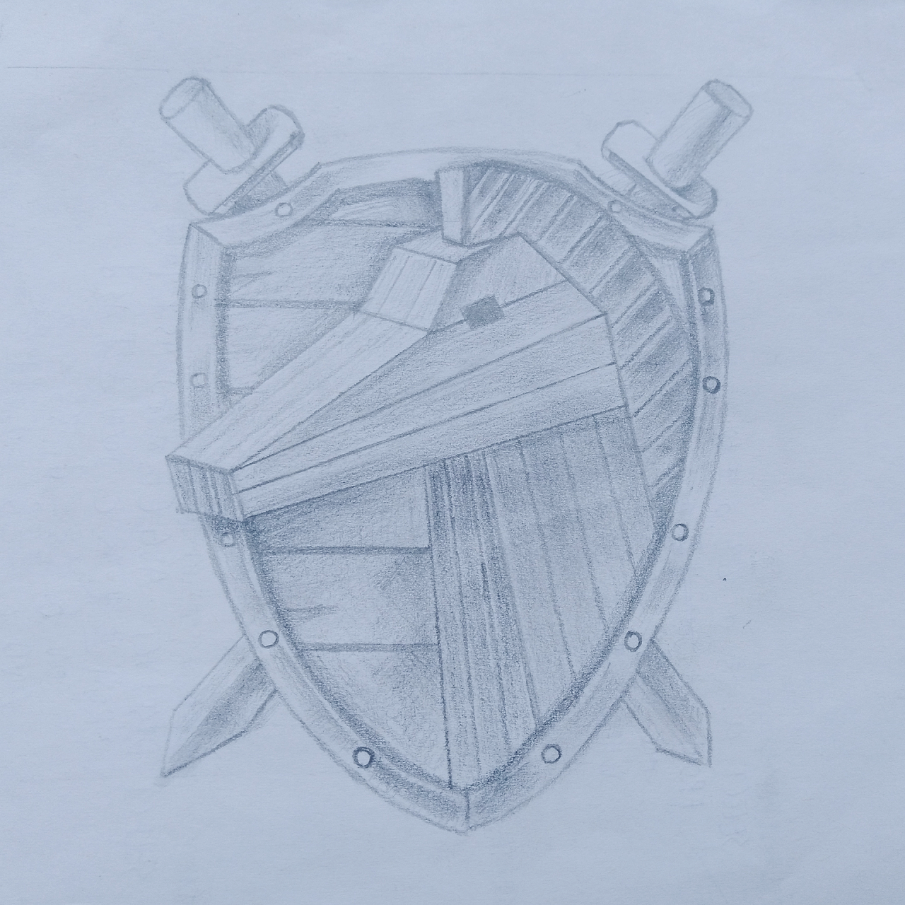 手绘特洛伊木马