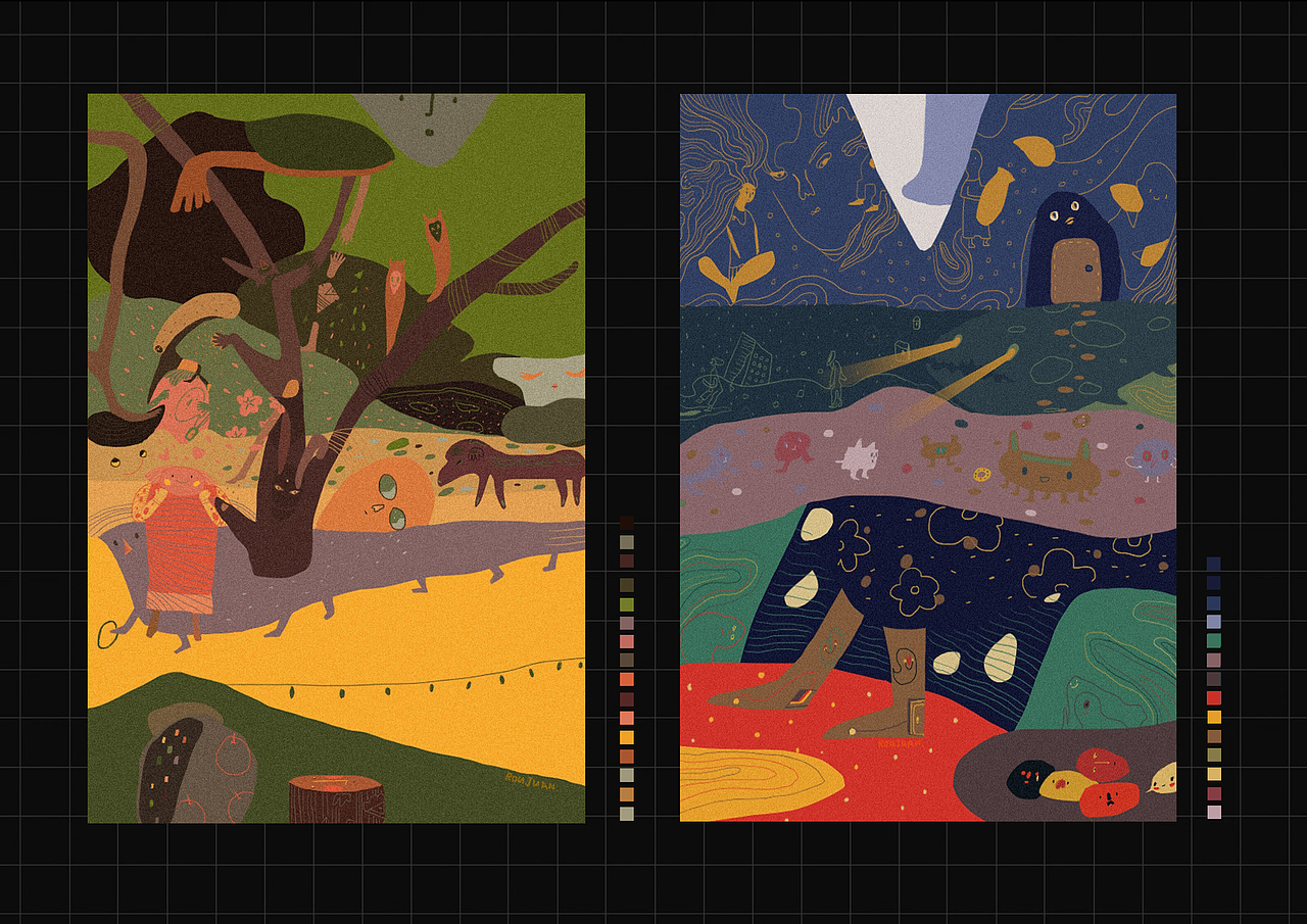 roujuan个人作品集2019