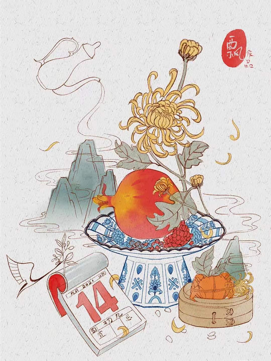 上大色