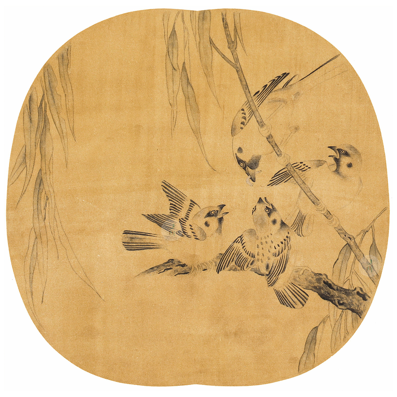 国画——工笔麻雀绘画步骤分享（图ZMjUyNTQzNjY0） - 绘画 - 站酷设计师又画原创素材 - 站酷ZCOOL