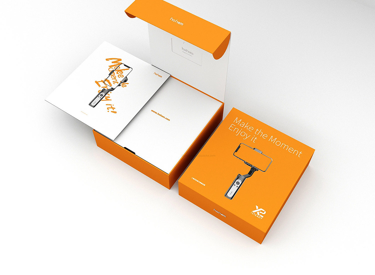 手机稳定器包装设计策划_电子产品包装设计案例