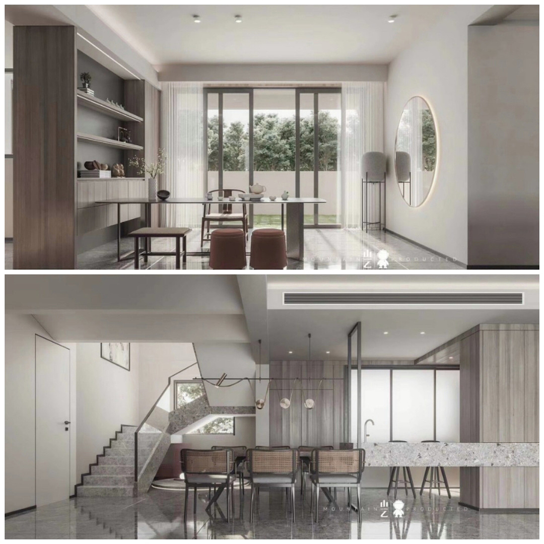 Home design丨 长沙．美联天骄城300平复式（图ZMjE4MjU5ODcy） - 家装设计 - 站酷设计师山乙建设syjstl原创素材 - 站酷ZCOOL