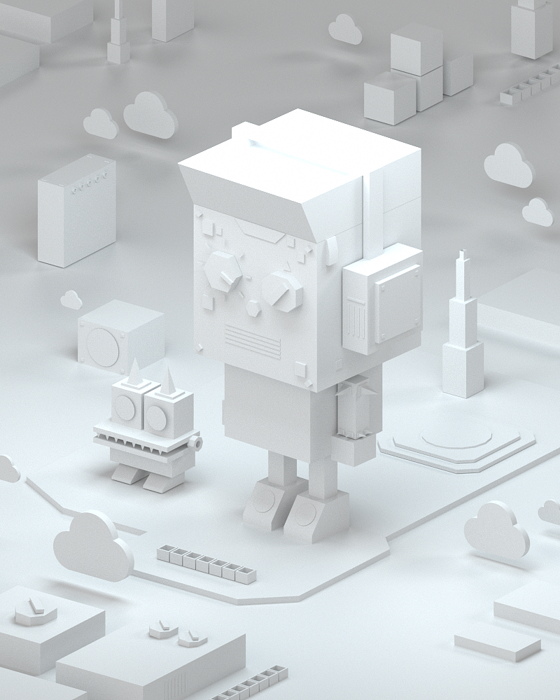 一些C4D作品（图ZMTk4NjExMzA4） - 场景 - 站酷设计师bluu_er原创素材 - 站酷ZCOOL