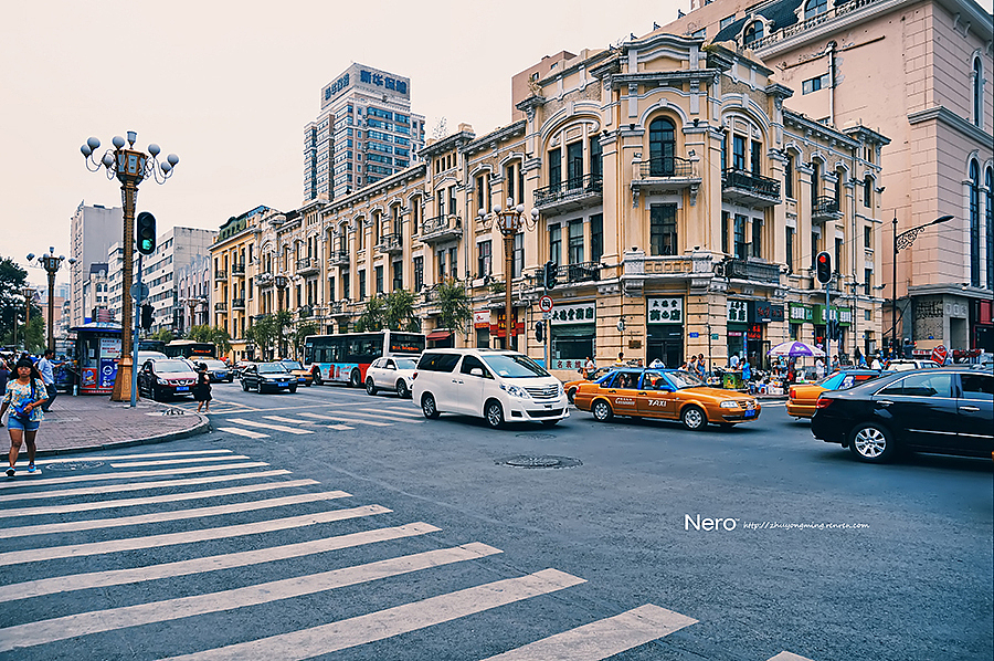 透笼街地段街路口