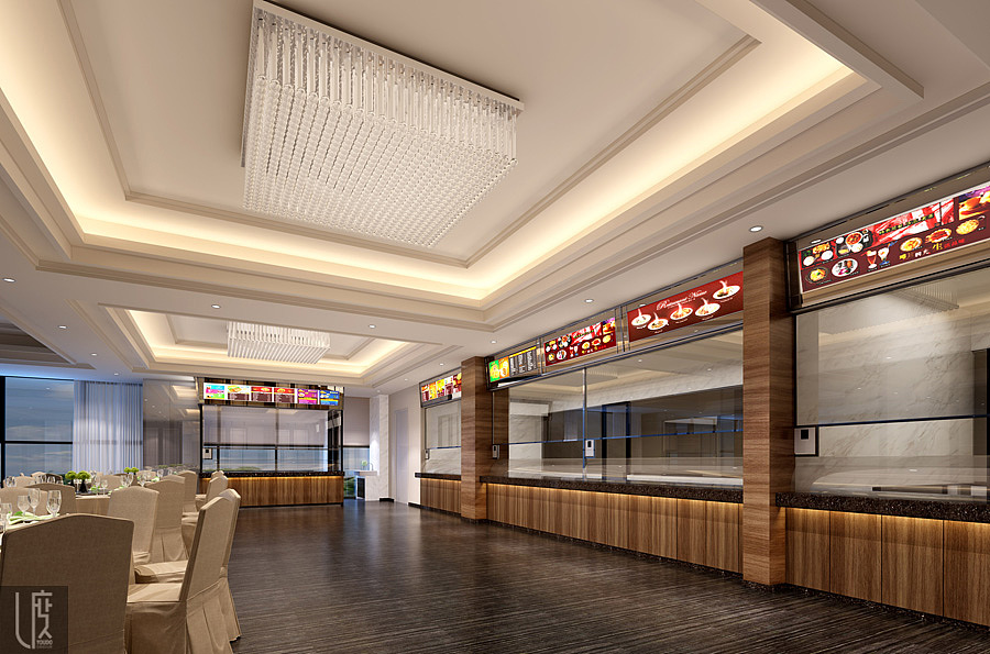 社科中心员工饭堂设计-广州尤度职工餐厅设计案例_尤度设计-站酷zcool