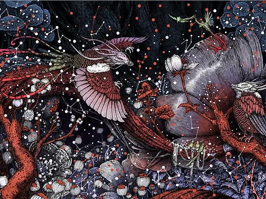 山海经插画设计