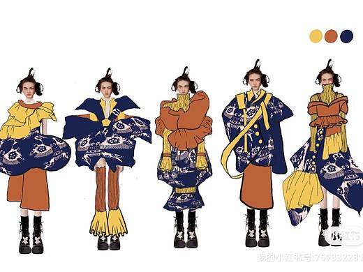 服装效果图设计（个人主页-ZNjIwNzc1MDQ=） - 传统/民族服饰 - 站酷设计师小汤圆的糖糖原创素材 - 站酷ZCOOL