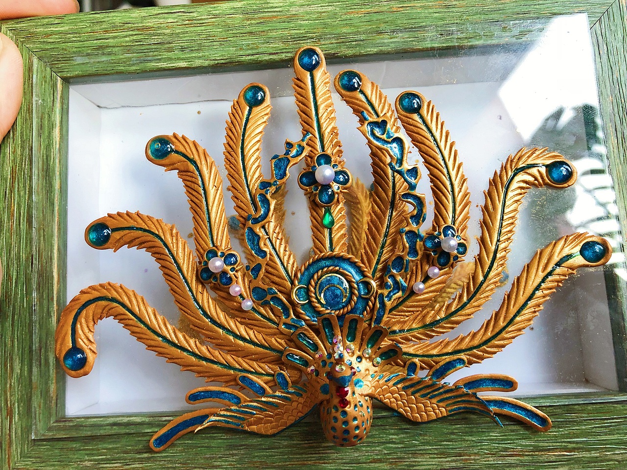 软陶制作凤凰一只