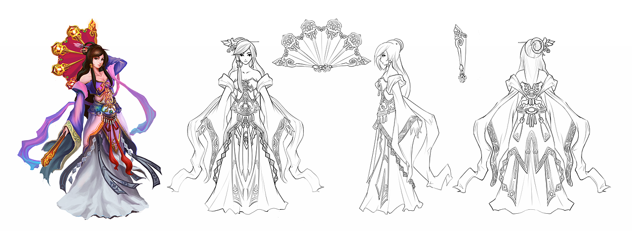 武侠角色概念设计