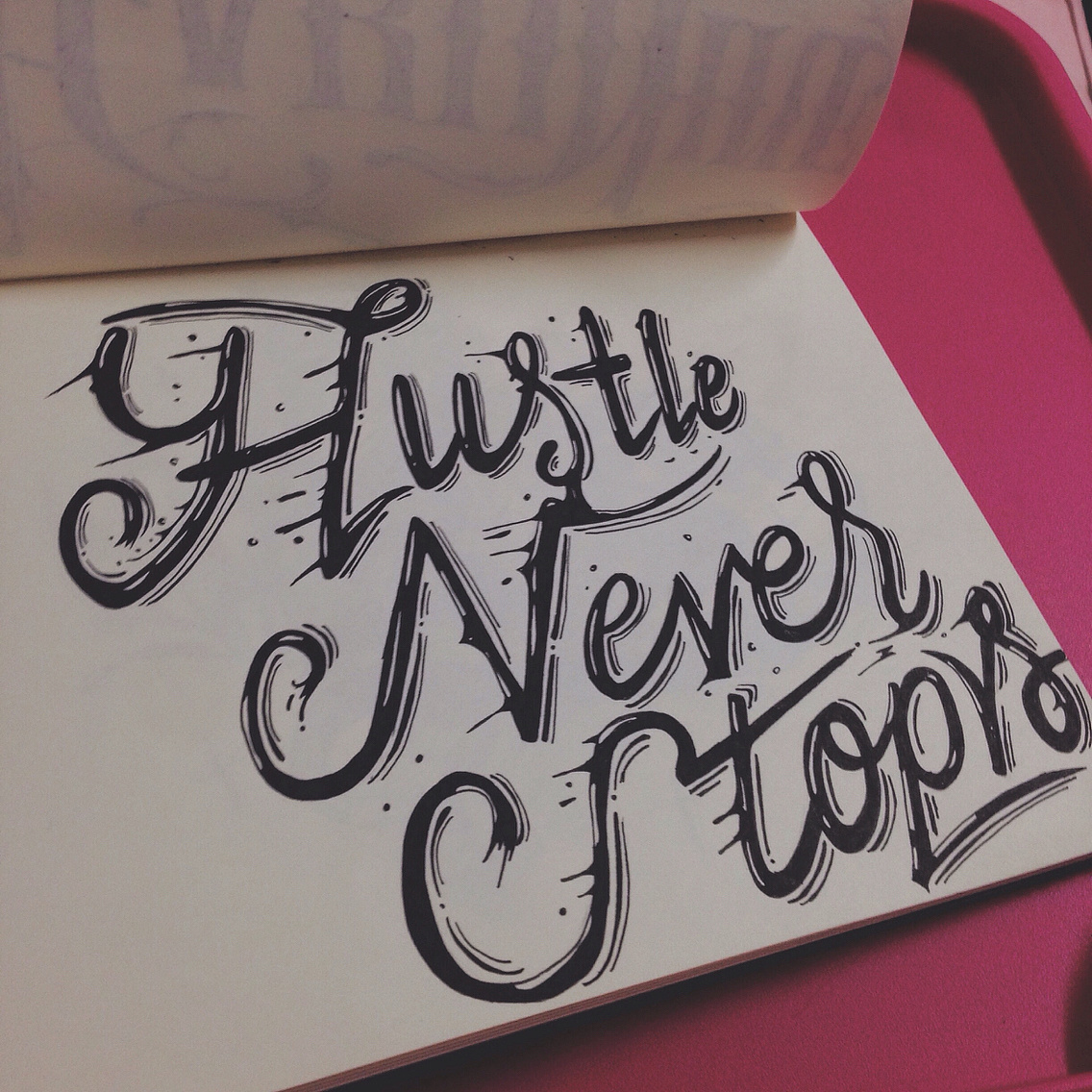 【英文花体】handlettering
