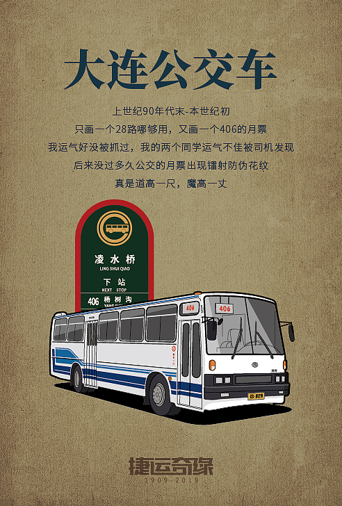 捷运奇缘-我的大连公交车记忆全图