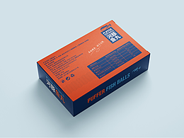 河豚鱼丸水饺包装设计