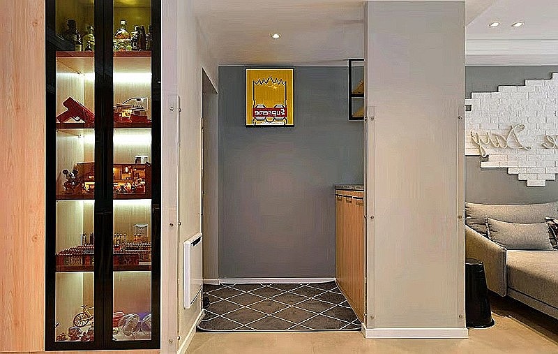 沈阳100平米装修——98㎡北欧风格,爱心小屋。