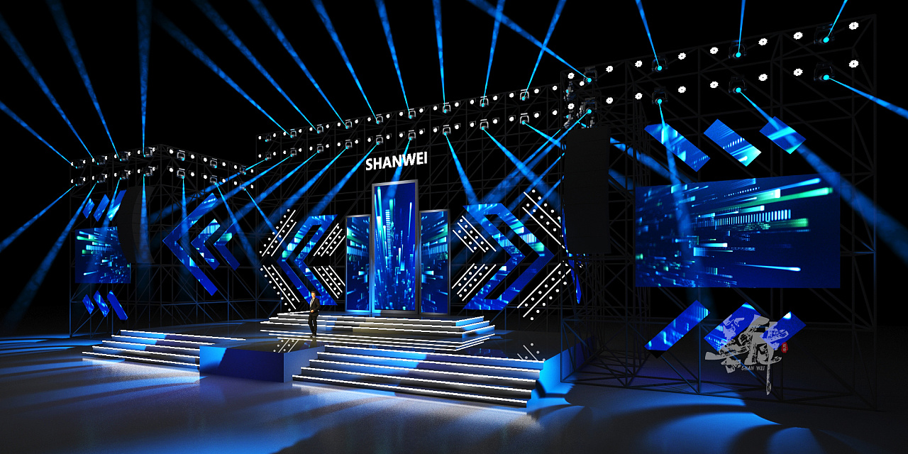 舞台设计舞美设计演唱会设计发布会设计年会设计