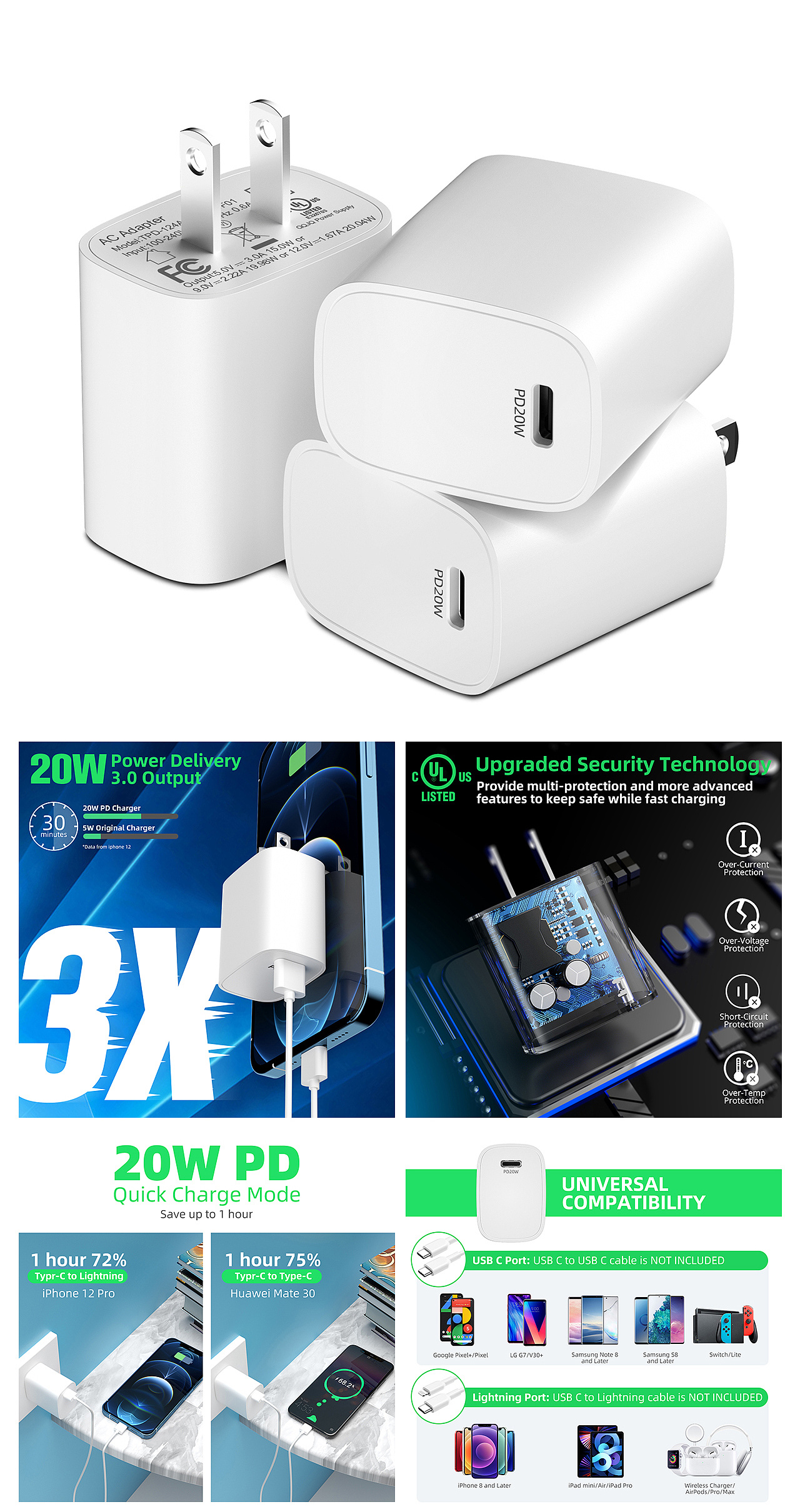 电商| pd充电器亚马逊主图a