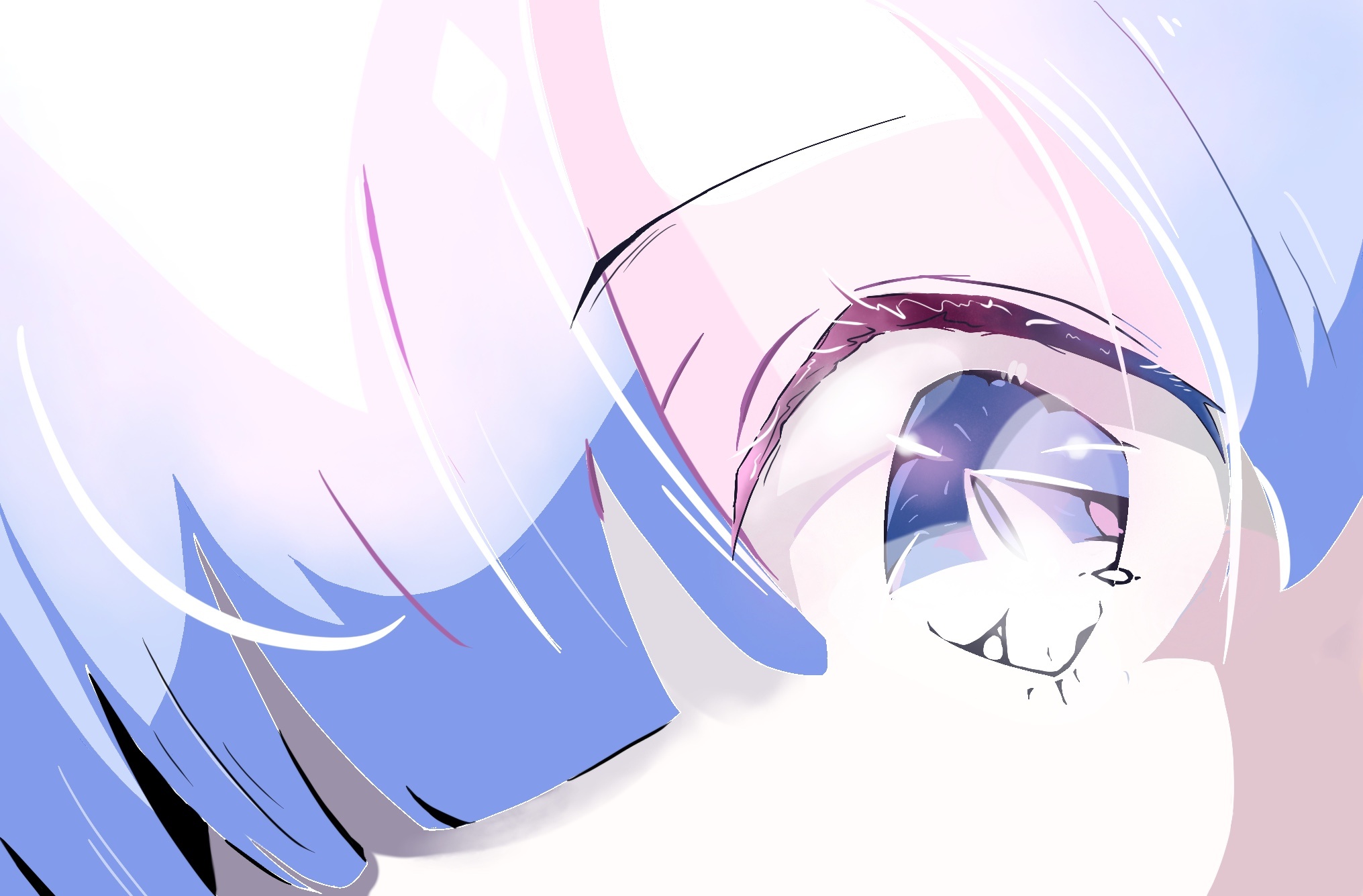 蕾姆的眼睛|动漫|动画片|罗时 - 临摹作品 - 站酷 (zcool)