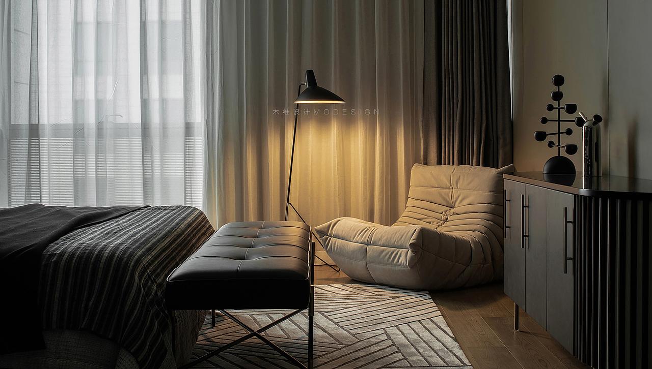 木维设计-重色系独居私宅（图ZMjc5MjUwODk2） - 家装设计 - 站酷设计师木维设计原创素材 - 站酷ZCOOL