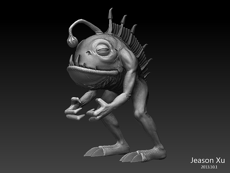 fishman_model（图ZMTI1MzQ2NTI=） - 人物/生物 - 站酷设计师JeasonXu原创素材 - 站酷ZCOOL