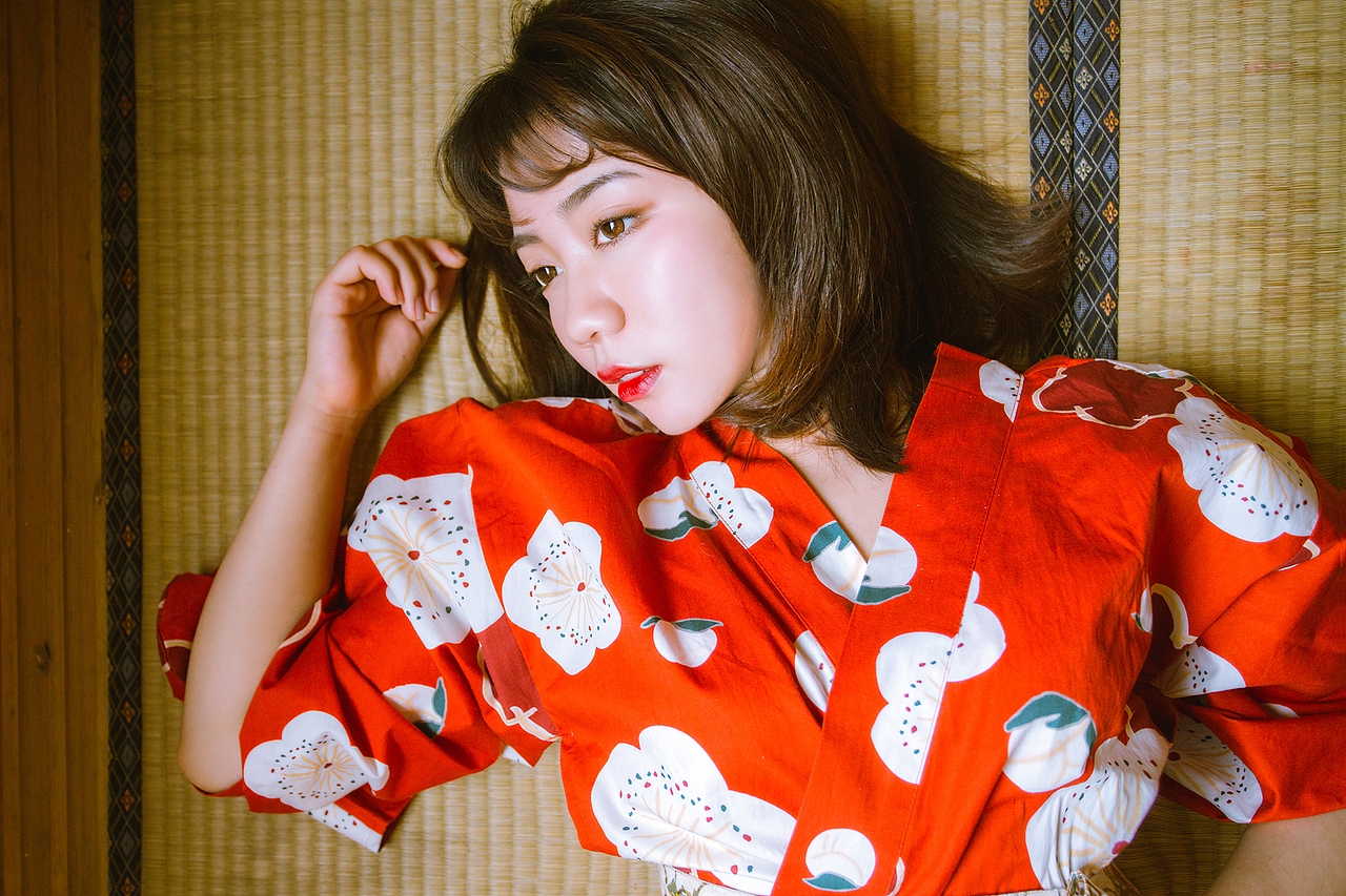 和风少女（图ZNTQ1Mjk3NjA=） - 人像摄影 - 站酷设计师自然醒wen原创素材 - 站酷ZCOOL