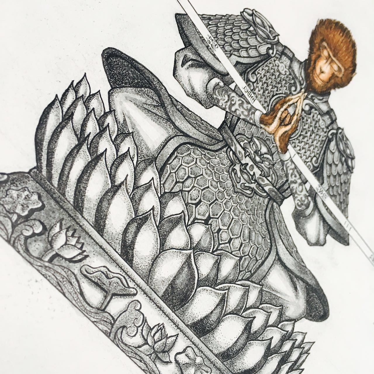 猴年贺图斗战胜佛