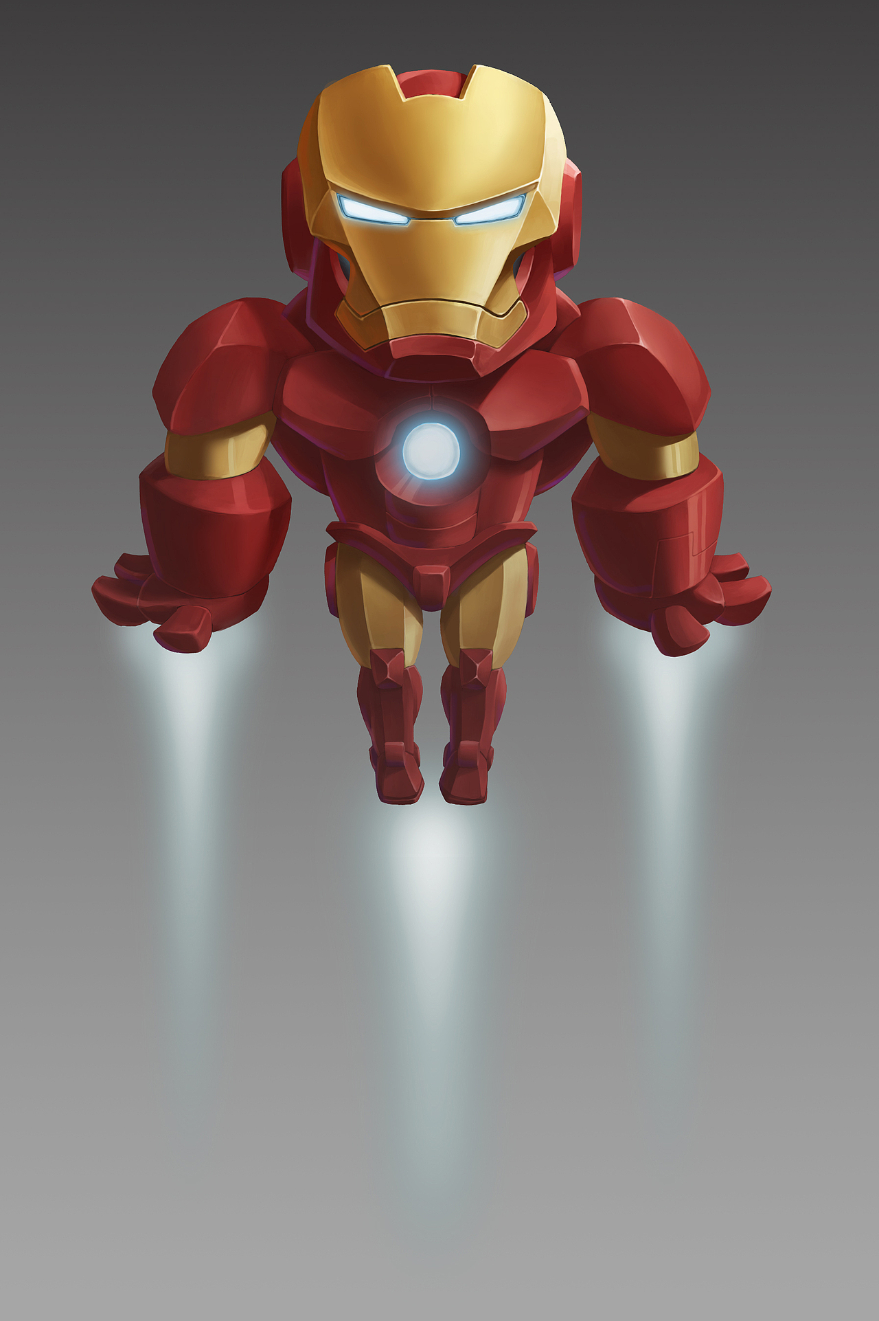 q版铁男附过程图（连夜赶制）（图ZMjgxMTU0NzY=） - 创作习作 - 站酷设计师羽墨扬原创素材 - 站酷ZCOOL