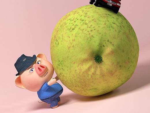 一个好大的鸭梨——猪大剩（个人主页-ZMzU2NjU3MTI=） - 动画片 - 站酷设计师猪大剩原创素材 - 站酷ZCOOL