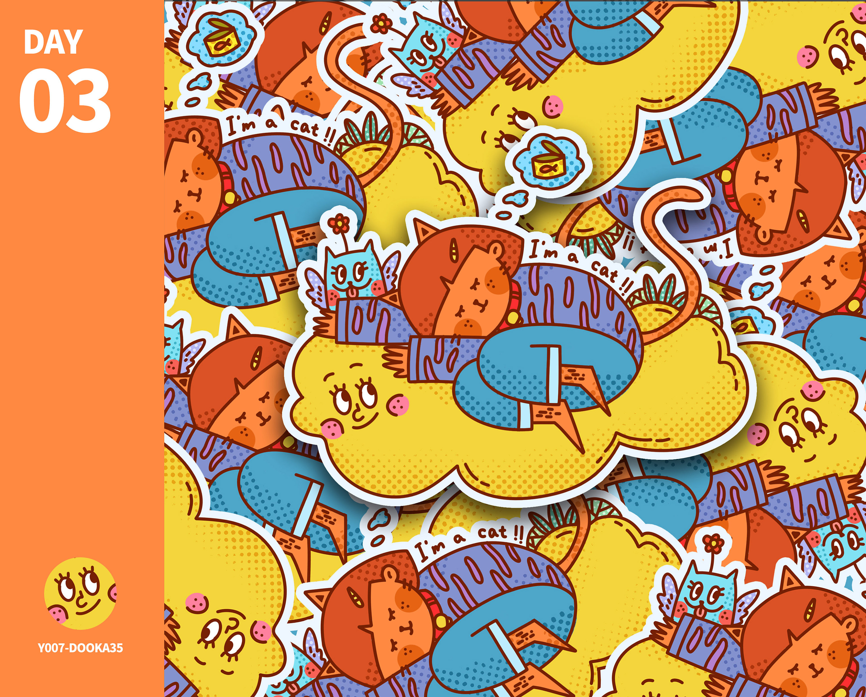 doodle风格一周练习|插画|新锐潮流插画|dooka35 - 原创作品 - 站酷