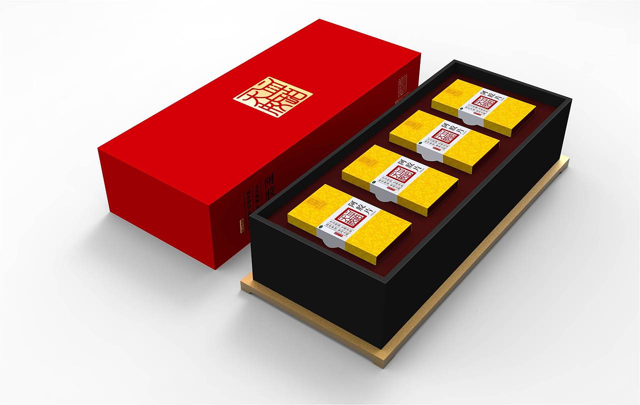国宝阿胶-百年堂-血珀天胶形象产品包装设计
