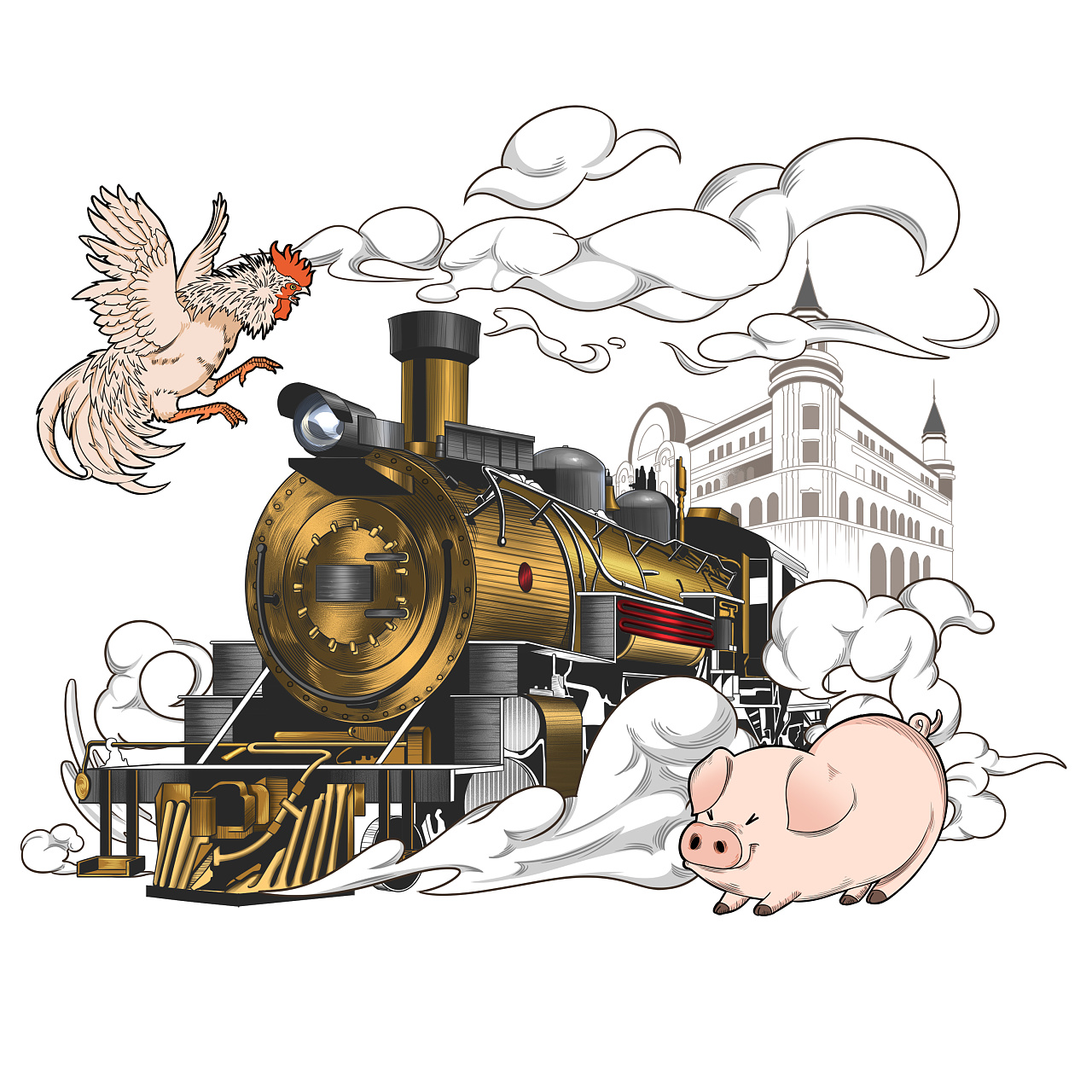 哈尔滨蒸汽火车