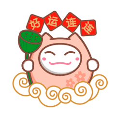 2019小福猫新年祝福微信表情包特辑（图ZMTQzNDkwNjI4） - IP形象 - 站酷设计师福气满满小福气原创素材 - 站酷ZCOOL