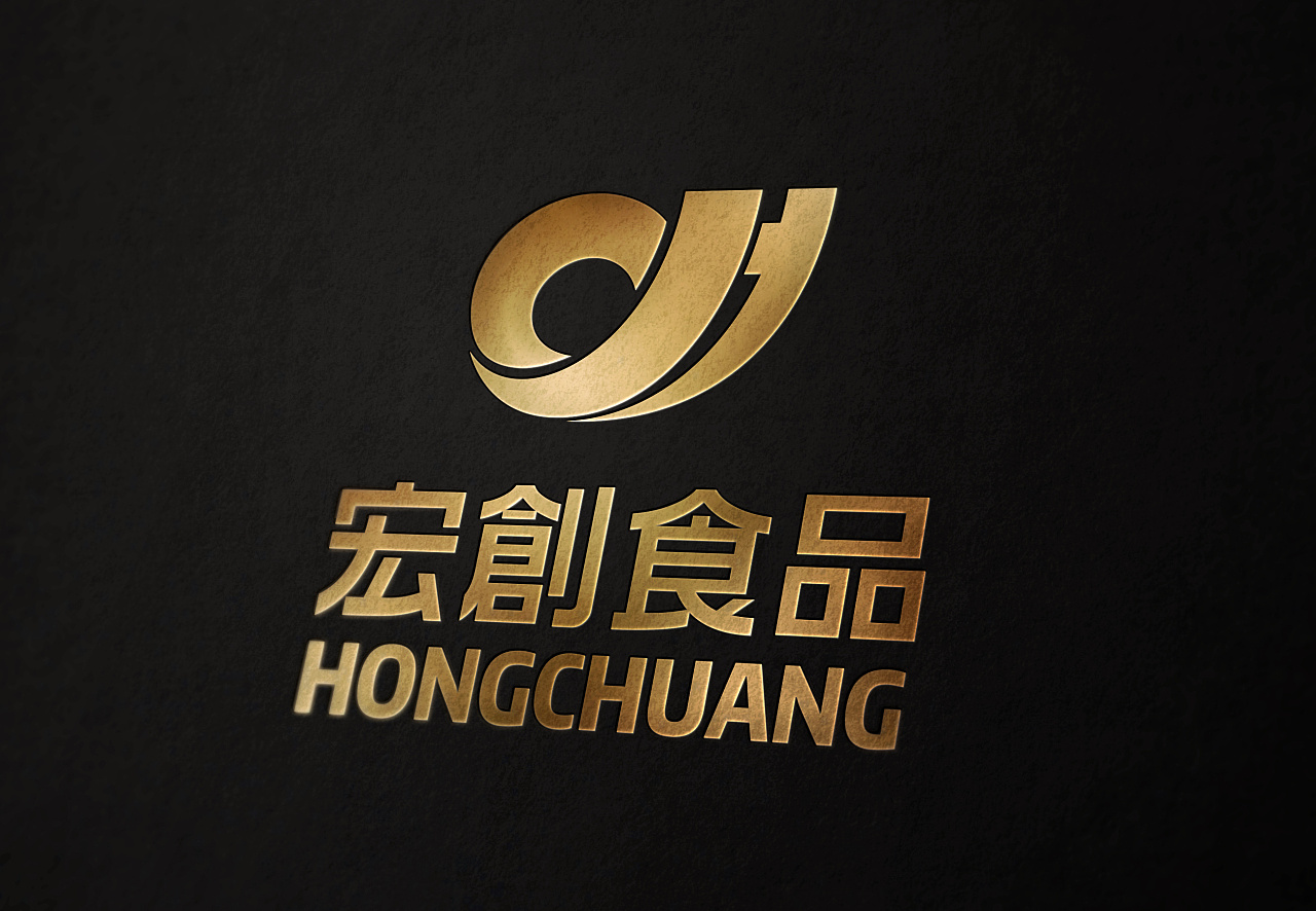 宏创食品logo设计