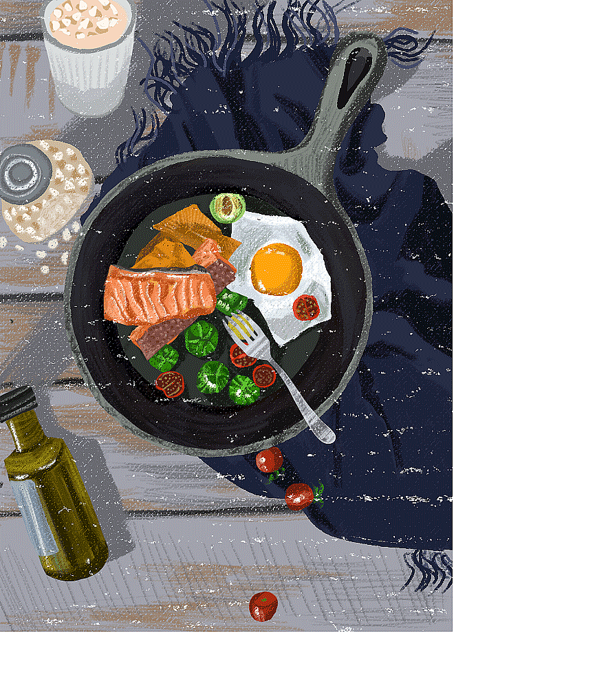 食物插画（图ZMjEzNDM3OTg0） - 创作习作 - 站酷设计师屁桃儿er原创素材 - 站酷ZCOOL