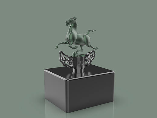 马踏飞燕八音盒-甘肃旅游-博物馆-景区纪念品-铜奔马