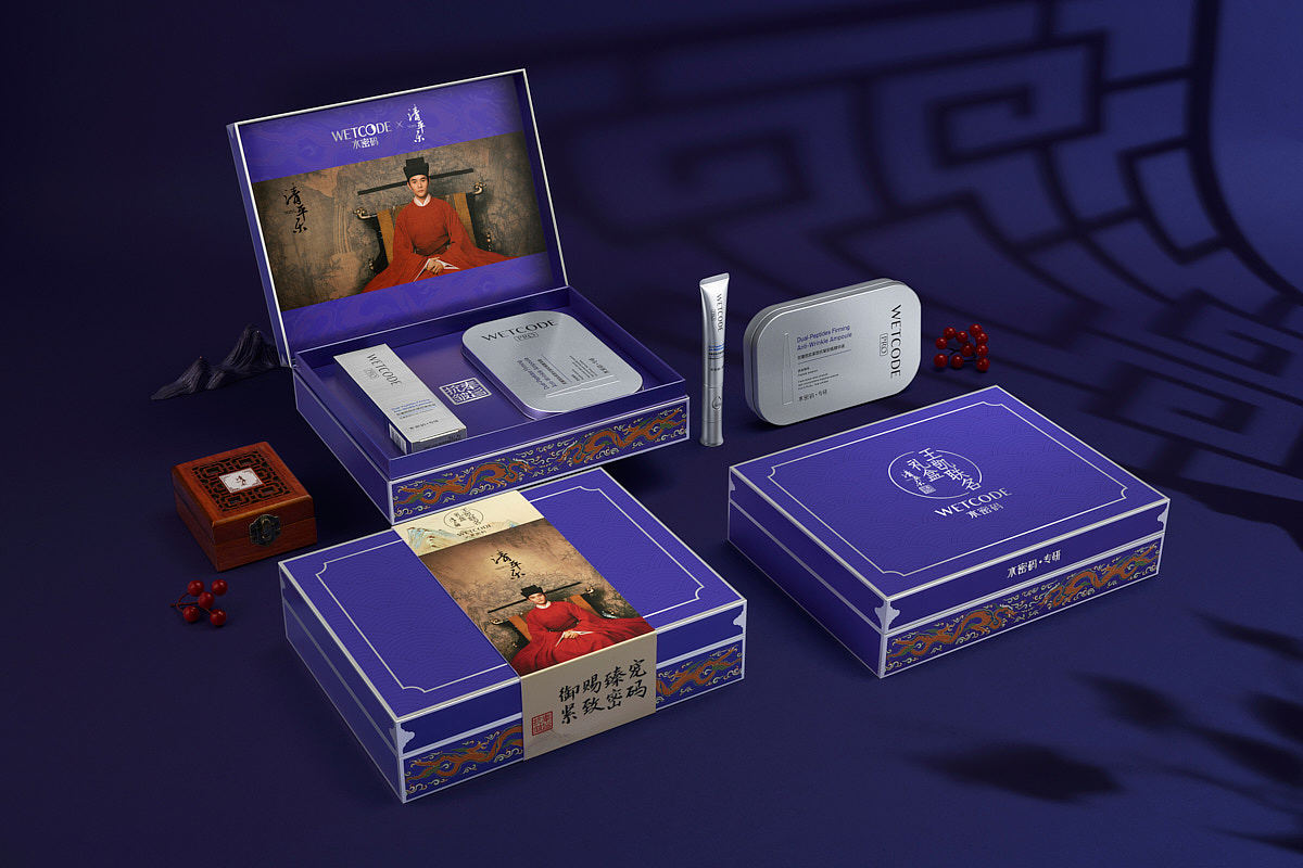 丹姿清平乐套盒创意场景拍摄