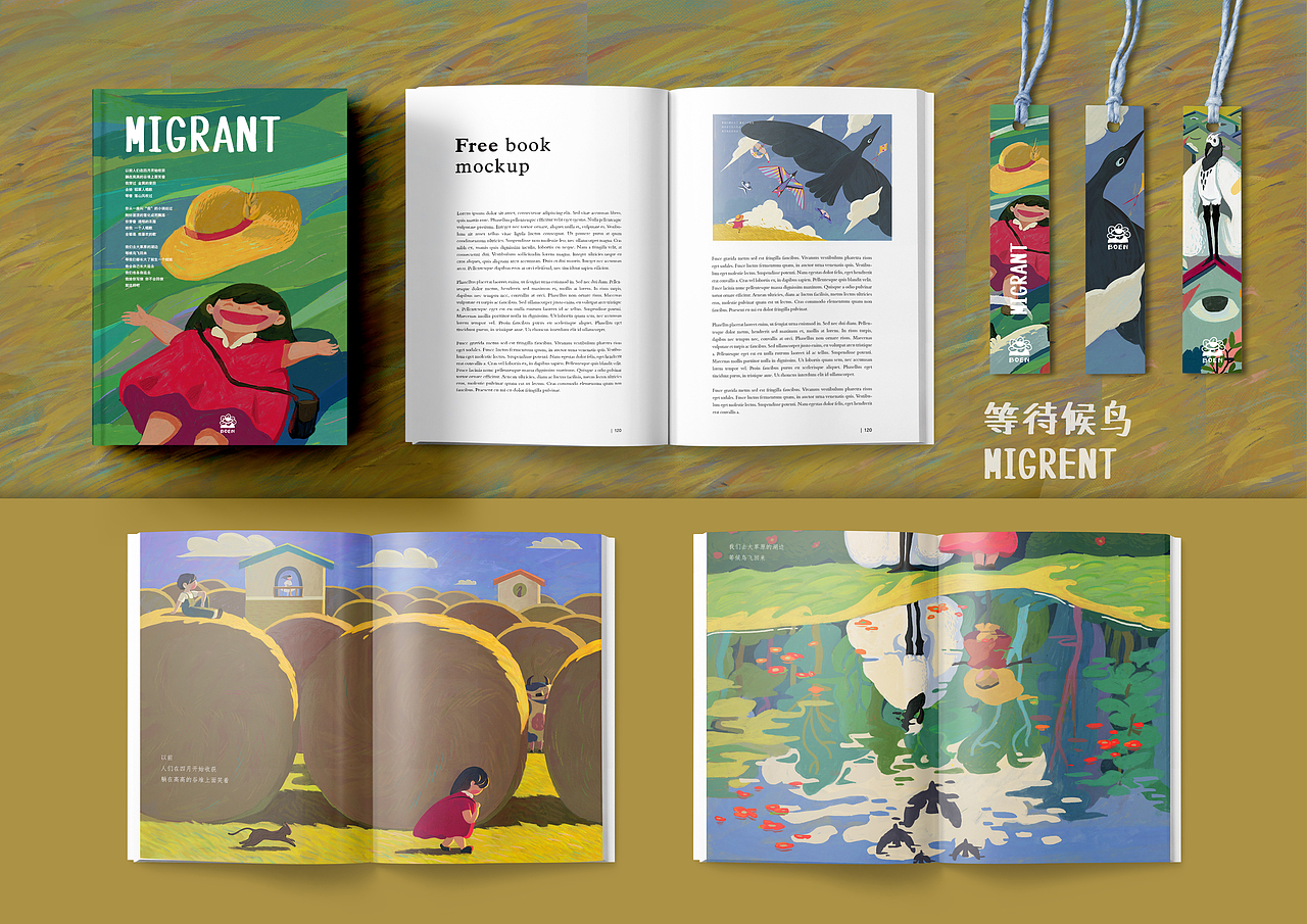 守望候鸟|画一首歌《如果有来生》（图ZMjcxMzQ1OTAw） - 儿童插画 - 站酷设计师博恩BOEN原创素材 - 站酷ZCOOL