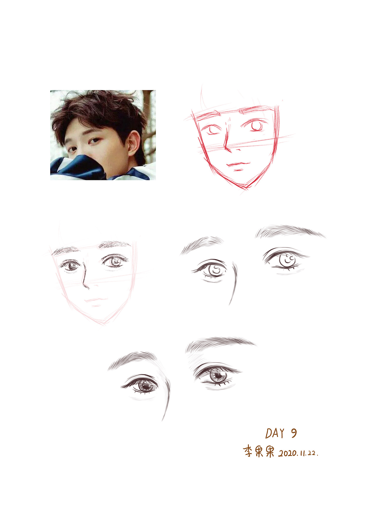 男生线稿练习（图ZMjM3NDI2NjM2） - 创作习作 - 站酷设计师李果果LGG原创素材 - 站酷ZCOOL