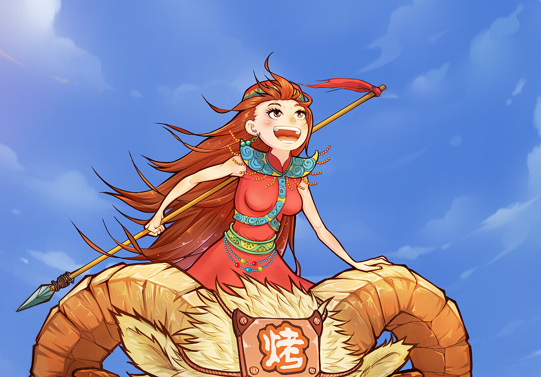 蒙古小公主（图ZMzY5OTk1Mjg=） - 商业插画 - 站酷设计师亮点漫画原创素材 - 站酷ZCOOL