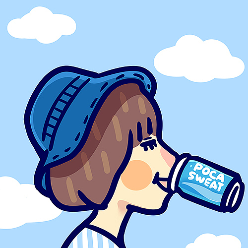 阳光下的宝矿力