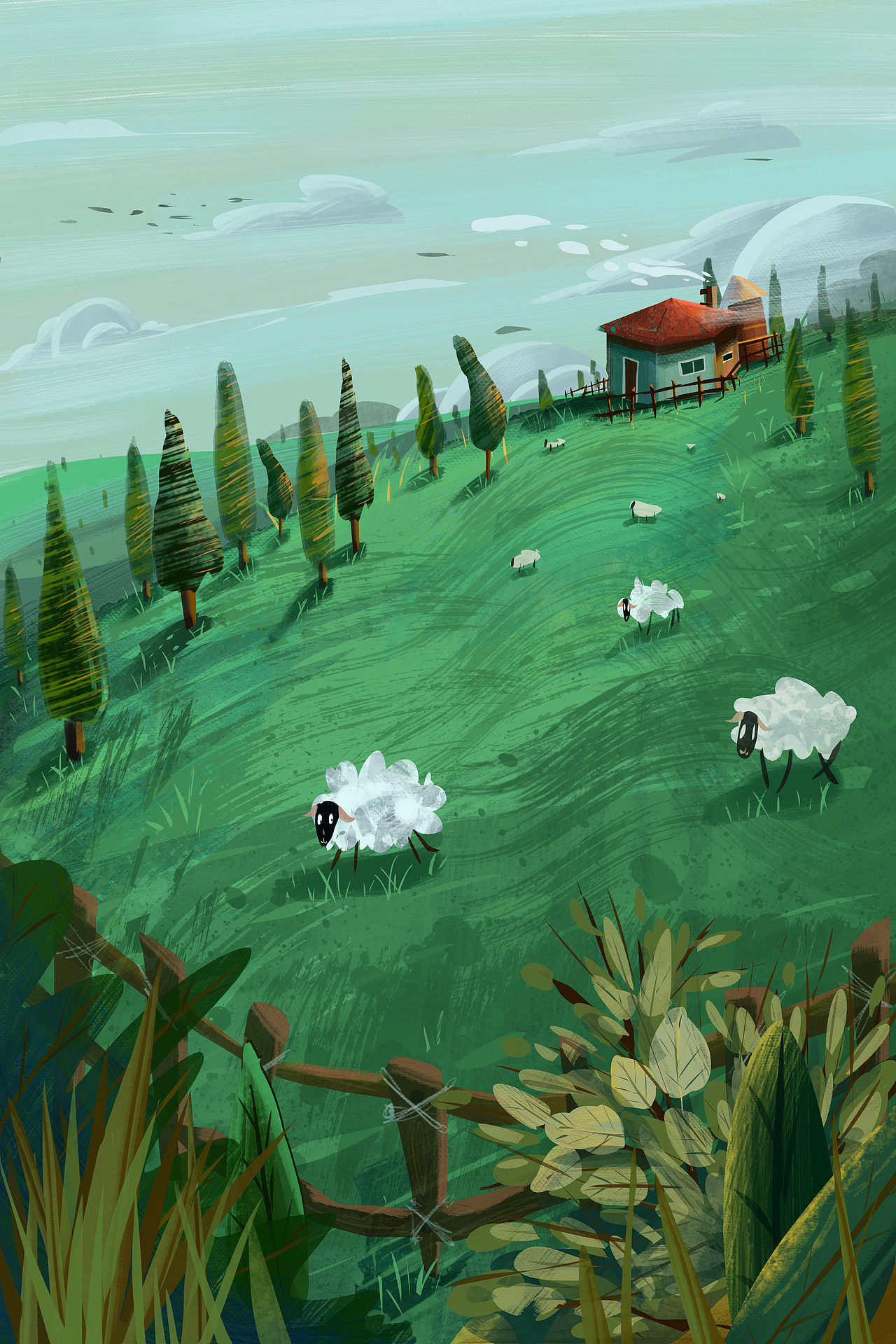 《Free》这样画画,我很安心