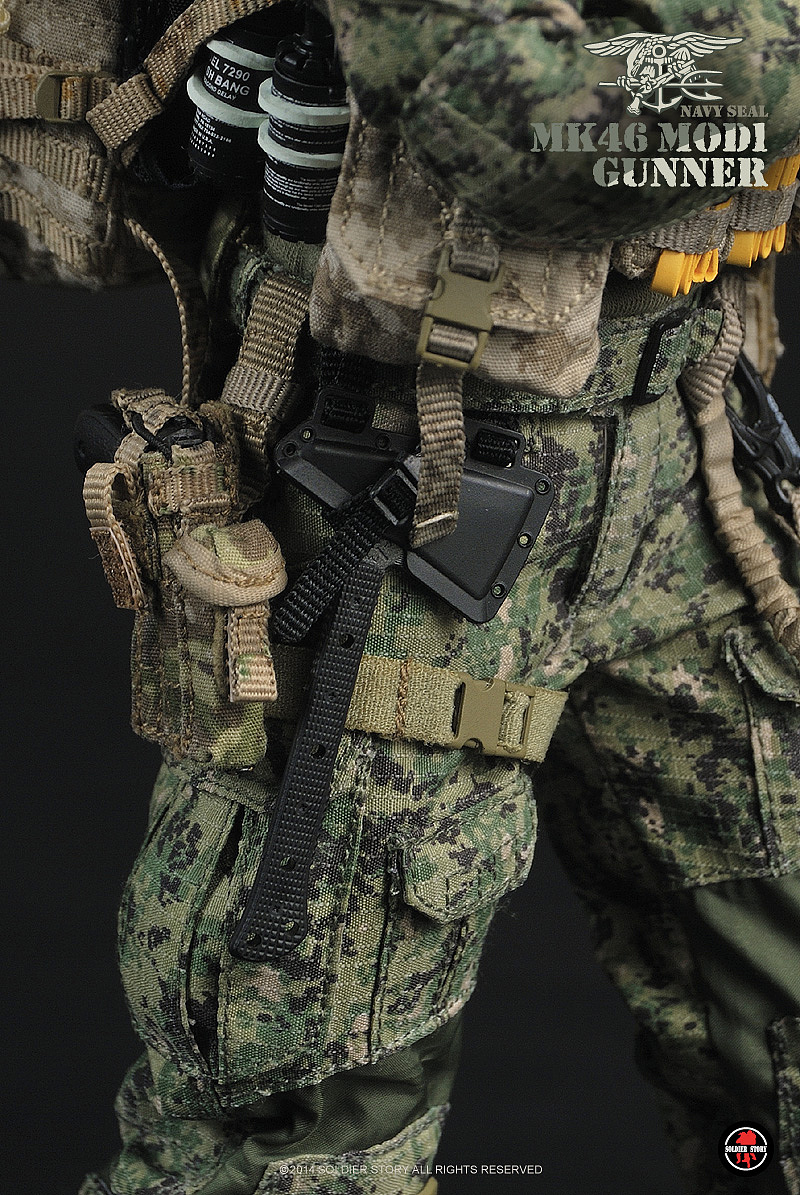 SoldierStory 美国海军海豹突击队 MK46 MOD1机鎗手（图ZMTExMDIwMjIw） - 手办/模玩 - 站酷设计师SoldierStory原创素材 - 站酷ZCOOL