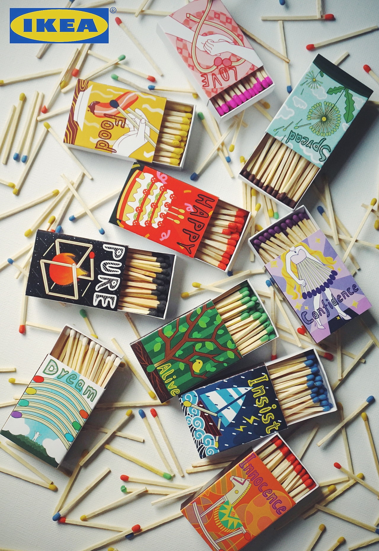 宜家火柴盒设计（图ZNjAzNTAwMTI=） - 包装 - 站酷设计师鸡翅小熊原创素材 - 站酷ZCOOL