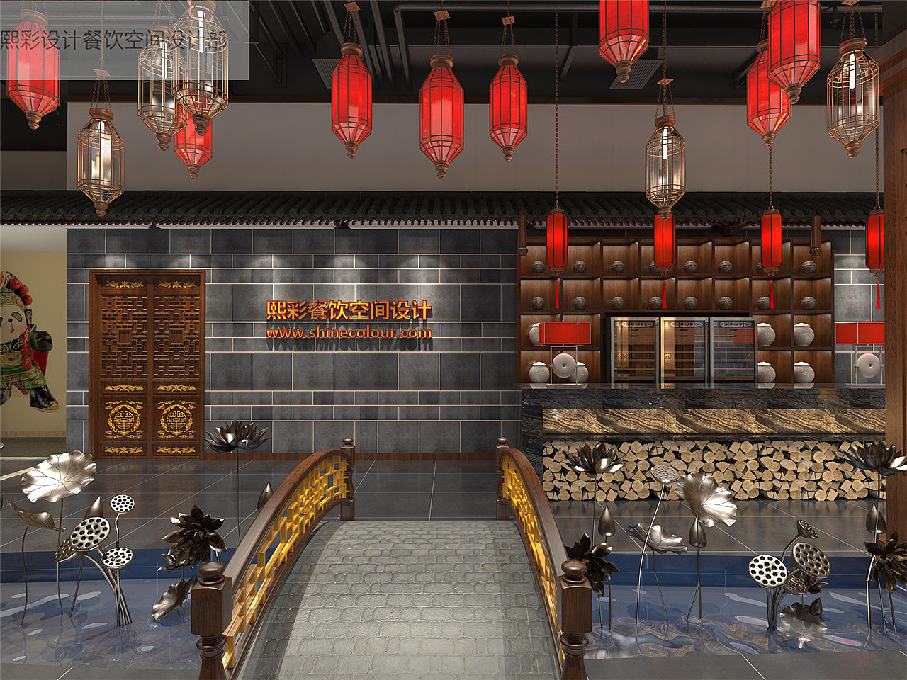 火锅店进门设计|中式火锅店设计风格|设计火锅店logo（图ZMTg3MTcyMDky） - 家装设计 - 站酷设计师品牌设计唐老师原创素材 - 站酷ZCOOL