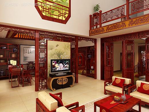 现代中式装修效果图