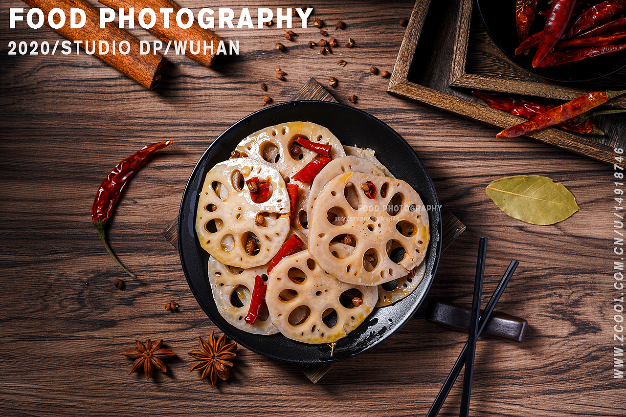 藕片|酒店外卖餐饮菜单拍摄|武汉美食摄影|STUDIO DP