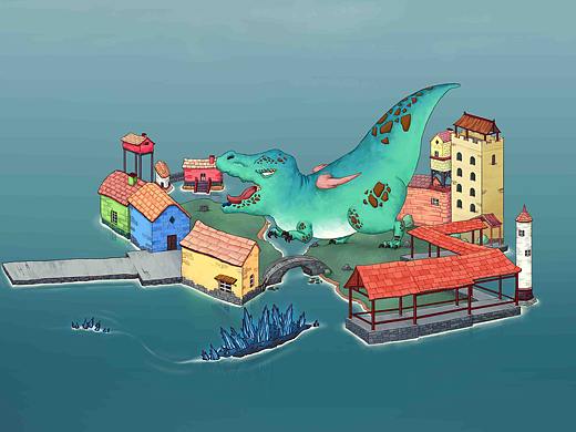 【可爱插画】霸王飞龙