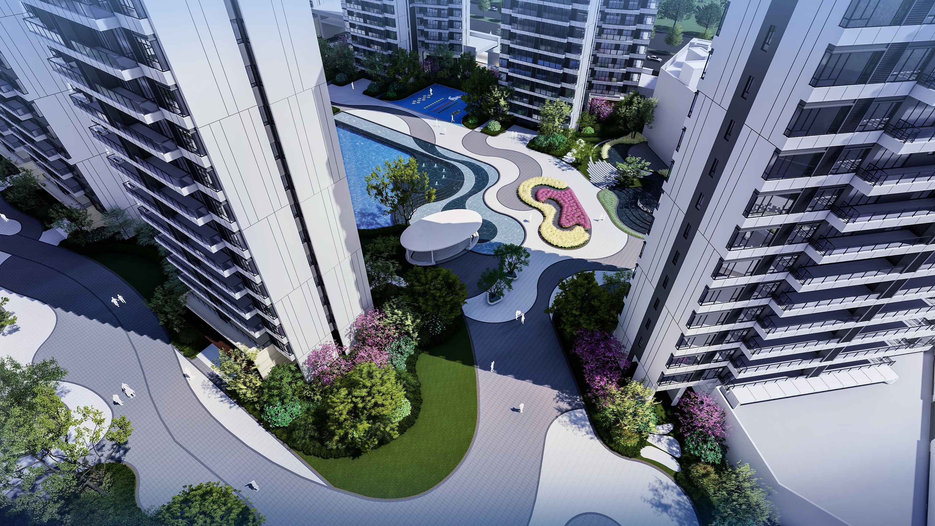 lumion渲染大区景观效果图