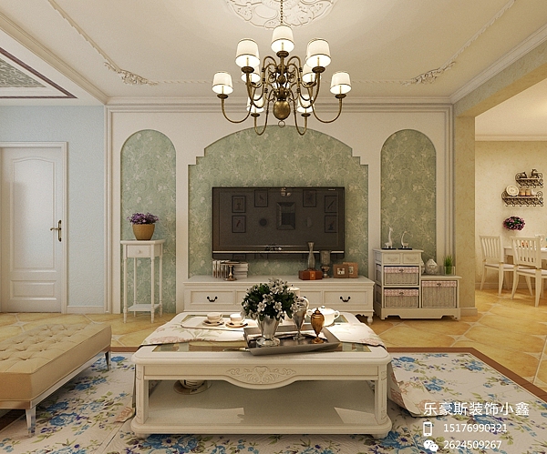 【奥北公元三居室简美装修案例】——石家庄乐豪斯装饰小鑫