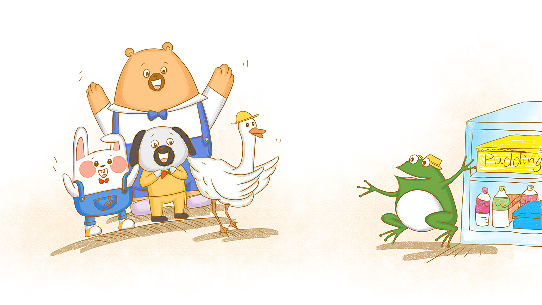 《欢迎来我家》（图ZMTU0NzgyMjg4） - 儿童插画 - 站酷设计师卓小昕sweetheart原创素材 - 站酷ZCOOL