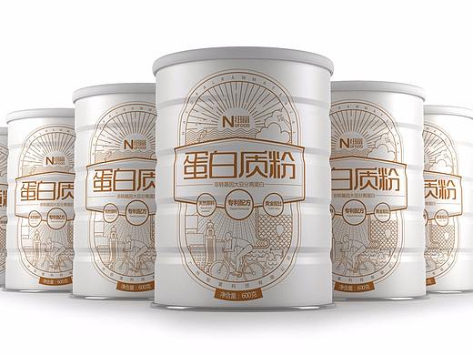 纽富蛋白质粉品牌设计  天然健康 好吸收!